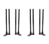 Janasiba 4 barras de pesca para orejas, barras de aperitivo, orejas, avisador de mordida, carpa, resistente al viento, conector de caña de pescar para pesca de carpas