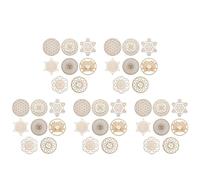 Janasiba 40 paquetes de 14 cm de placa de pared de en forma de posavasos de pared arte DIY posavasos hacer geometría