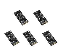 Janasiba 5 adaptadores M.2 a adaptador M.2 a adaptador M.2 a adaptador M.2 NGFF convertidor 2,5 SATA3 Card B Key para SSD 2230-2280 M2