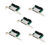 Janasiba 5 tarjetas compactas de 40 pines para convertidor IDE de 3,5 pulgadas, adaptador Pci para pared trasera de pinza
