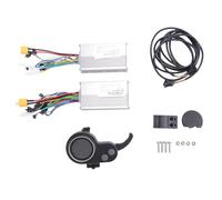 Janasiba 52V 25A 1200-1600W JP Controlador de Motor Sin Escobillas con Panel de Pantalla LCD para Controlador de Velocidad de Parada de Scooter de Bicicleta EléCtrica