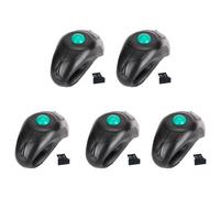 Janasiba 5X 2.4G Wireless Air Mouse Ergonómico Trackball HandFinger USB Ratón óptico Trackball Ratón óptico USB