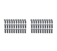 Janasiba 60 unids de plástico Jefes de enlace bolas de enlace de cabeza de enlace para coche oruga 1/10 RC -4 TRX4 piezas accesorios