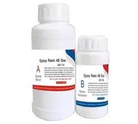 Janasiba AB Resina epoxi de reparación de fibra de carbono, fuerte para piezas de coche y bicicleta, kit de resina epoxi transparente A300 G-B81 G