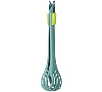 Janasiba Batidor de varillas de nailon, multifunción, batidor, clip para alimentos, utensilios de cocina, color verde