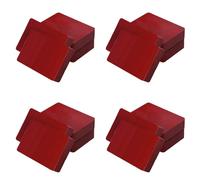 Janasiba Bloques de para sellado de - de llenado resistente y versátil para vino, 16 pepitas de de 0,5 Lb con cinta de PTFE, color rojo