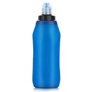 Janasiba Botella de filtro de agua de 500 ml con filtro de agua, paja, plegable, suave, bolsa de agua filtrada para deportes, camping, senderismo y ciclismo