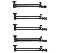 Janasiba Brazo articulado ajustable de 20 piezas con fricción articulada y soporte de zapato caliente para luz LED DSLR Rig LCD Monitor