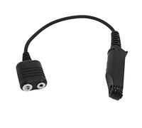 Janasiba Cable adaptador de audio para UV-XR UV-9R Plus UV-A58 UV-9R ERA Walkie Talkie Headset Altavoz Micrófono