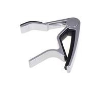 Janasiba Cambio rápido 6tring acústica guitarra eléctrica apagar llave abrazadera (plata)