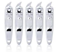 Janasiba - Cortador de uñas, 5 unidades, cortauñas, cortaúñas, uñas de las manos, uñas de pie