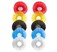 Janasiba Cubremicrófono desechable de 400 piezas, parabrisas para micrófono portátil para estudio de grabación KTV Karaoke (colores variados)