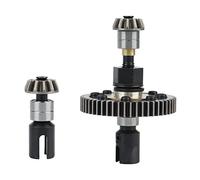 Janasiba Juego de 2 piezas delanteras y traseras EA1056 EA1058 para JLB Racing Cheetah 11101 21101 J3 Speed 1/10 RC Auto Partes de actualización