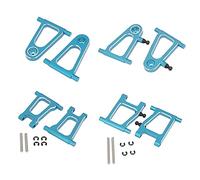 Janasiba Juego de 8 piezas de metal delantero y trasero brazo oscilante para TT-01 TT01 TT-01E TT01E 1/10 RC Auto Upgrade Partes