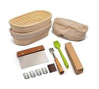 Janasiba Juego de panadería ovalada con accesorios mezcladores de harina que se utiliza para herramientas de cocina