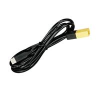 Janasiba macho a tipo C macho cable adaptador de corriente /T para cargador PD60, drone RC Quadcopter, 1 unidad