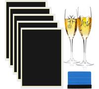 Janasiba Material de grabado para vidrio, resina, cerámica, 5 unidades de papel para marcar grabado, fácil de cortar, papel de prueba de grabado