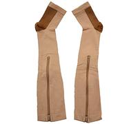 Janasiba Medias de Compresión Nylon Cremallera Medias de Compresión Medias Pierna Rodilla Sillas Dedos Abiertas Prevención De Venas Varicosas Calcetines Elásticos (Color: XXL), multicolor, XXL