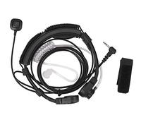 Janasiba Micrófono de 2,5 mm para la garganta y auriculares para Walkie Talkie Radio TLKR T5 T80 T60 T6 T8 Talkabout MR350R T6500