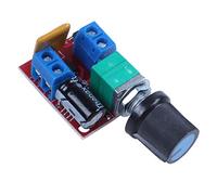 Janasiba Mini DC Motor PWM Regulador de velocidad 3 V 6 V 12 V 24 V 35 VDC 90 W 5 A DC Motor Drehzahlschalter LED Dimmer