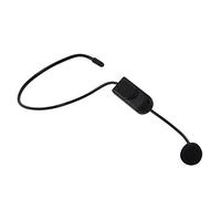 Janasiba Mini tamaño Fm inalámbrico micrófono auricular amplificador para profesores batería incorporada negro