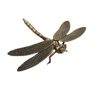 Janasiba Minifigura de bronce con forma de animal de hierro fundido con forma de de cometa de estilo retro. Escultura de metal para el hogar, escritorio o decoración artesanal. Fácil de usar