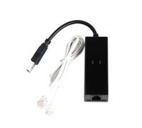 Janasiba módem fax, USB2.0 56K controlador de módem externo, módem USB macho y juego, estándar y avanzado según instrucciones (conexión individual)