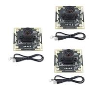 Janasiba Módulo de cámara de 3 piezas, 100 grados, OV9732, con cable de 3 metros, 1280 x 720 30 fps, para DIY Autodarts.Io, unidad USB gratis
