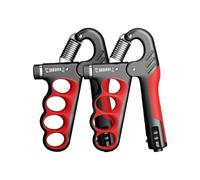 Janasiba Pack de 2 unidades de mano para desarrollar músculo y recuperarse después de lesiones, 5,0 - 100 kg, prensa manual, resistencia ajustable, larga duración, A