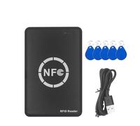 Janasiba RFID NFC Smart Chip Reader/Writer + 5XCUID 125K 13.56M Copiar RFID Duplicador Etiqueta Copiar Clonar ID IC Llave Badge Copiar