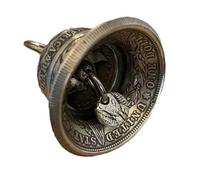 Janasiba Silver Dollar Bell Home Decor Moneda DIY Colgante de Pared 1 Pieza