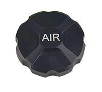 Janasiba Tapa de cubierta de bicicleta de aleación de aluminio cubierta de boquillas de aire amortiguador delantero tanque cubierta cubierta,negro