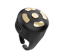 Janasiba Wireless Bluetooth Air Mouse Mando a Distancia Anillo de desplazamiento Bluetooth Page Turner Mobile Selfie Lazy Instant Mando a Distancia para Pad Teléfono Móvil Scroller Mando a Distancia