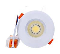 Jandei - 1x Downlight LED COB 7W Empotrable, Foco Marco Redondo Blanco, 100x37mm (Orificio Corte 65mm), 630 Lumen, IP44. ideal para Salón, Cocina, Baño - Luz Fría 6000K