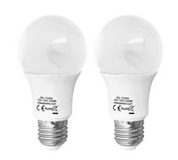 Jandei - 2 x Bombillas Led Casquillo E27 A60, 10W Equivalente 90W, 1100 Lúmenes, 330 Apertura. No regulable. Perfecto para Casa, Dormitorio, Lámparas de Techo. (4200K Blanco Neutro, Pack de 2)