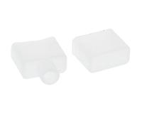 Jandei - 2 x Tapas Finales para Perfil Led de Silicona Flexible 5 Metros Longitud x 13mm Ancho x 5mm Alto. Aptas para Exteriores, Color Blanco