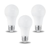 Jandei - 3 x Bombillas Led Casquillo E27 A60, 10W Equivalente 90W, 1100 Lúmenes, 330 Apertura. No regulable. Perfecto para Casa, Dormitorio, Oficina, Lámparas de Techo. (Blanco Cálido 3000K)