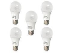 Jandei - 5 x Bombillas Led Casquillo E27 A60, 10W Equivalente 90W, 1100 Lúmenes, 330 Apertura. No regulable. Perfecto para Casa, Dormitorio, Lámparas de Techo. (4200K Blanco Neutro, Pack de 5)