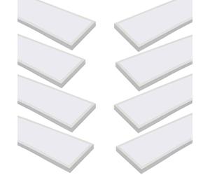 Jandei 8X Panel LED de Superficie 120x30 cm 60W Blanco Frío 6000k 5000lm