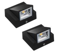 Jandei - Aplique Led pared, Exterior IP54 una cara 5W 3000K Blanco Cálido, 82 x 78 x 65 mm. Perfecto para casas, jardines, patios. (2)
