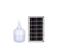 Jandei - Bombilla de LED Solar Portatil 100W 6500K Lampara solar. Perfecta para Exteriores, Jardines, Terrazas.