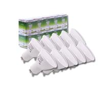 Jandei - Pack de 10 Bombillas LED GU10 de 7W (equivalente a 50W), Blanco Frio 6000K, 650 Lúmenes, Bombillas de bajo consumo, no regulables, para hogar, oficina, tienda.