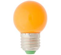 Jandei - Bombilla LED Fiesta, Decorativa, Color Rojo, 4W, Rosca E27 Diámetro 60mm, para Montaje en Guirnaldas, Eventos, Luz para Boda, Bautizo, Fiesta, Verbena (Naranja)