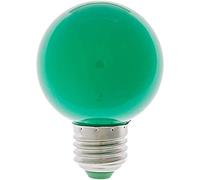 Jandei - Bombilla LED Fiesta, Decorativa, Color Verde, 4W, Rosca E27 Diámetro 60mm, para Montaje en Guirnaldas, Eventos, Luz para Boda, Bautizo, Fiesta, Verbena