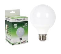 Jandei - Bombilla LED Globo, G95 Rosca E27, 15W (equivalente a 120W) Luz Blanca Neutra 4200K, perfecta para Salón, Restaurante, Escalera, Pasillo, No regulable. Ahorro de energía.