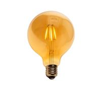 Jandei - Bombilla LED Globo, Rosca E27 Edison con filamento de 5W, Vintage, Acabado Cristal ámbar, 2700K, Decorativa, Elegante, No Regulable, Dimensiones: 12,5 cm x18 cm