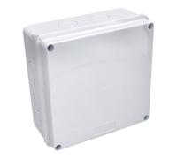 Jandei - Caja Estanca de Montaje en Superficie. Cuadrada Instalación en Interior/Exterior. Pretroquelada Sin Conos. Ideal para Aplicaciones Residenciales, Comerciales o Industriales. (15x15x7cm)