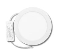 Jandei - Downlight LED 12W de Superficie, Redondo, Luz blanca fría 6000K, Aro de Aluminio Color Blanco Mate, Para hogar, Oficina, Tienda, Casa. Ahorro de energía.
