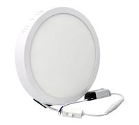 Jandei - Downlight LED 18W CCT redondo superficie blanco (3000K, 4200K,6000K). Dimesiones 210 x 28 mm. Perfecto para casa, salón, dormitorio, pasillo. Ahorro de energía.