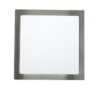 Jandei - Downlight LED 18W Cuadrado Empotrar Acabado Acero, 1440 Lumenes. Perfecto para Pasillos, Salones, Oficinas, Cocinas. Fuente de alimentación, driver 220V incluido. (blanco cálido 3000K)